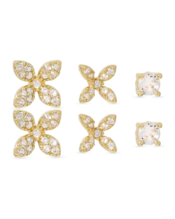 Bijou Brigitte Ensemble de clous d'oreilles - Floral Fizz Discount