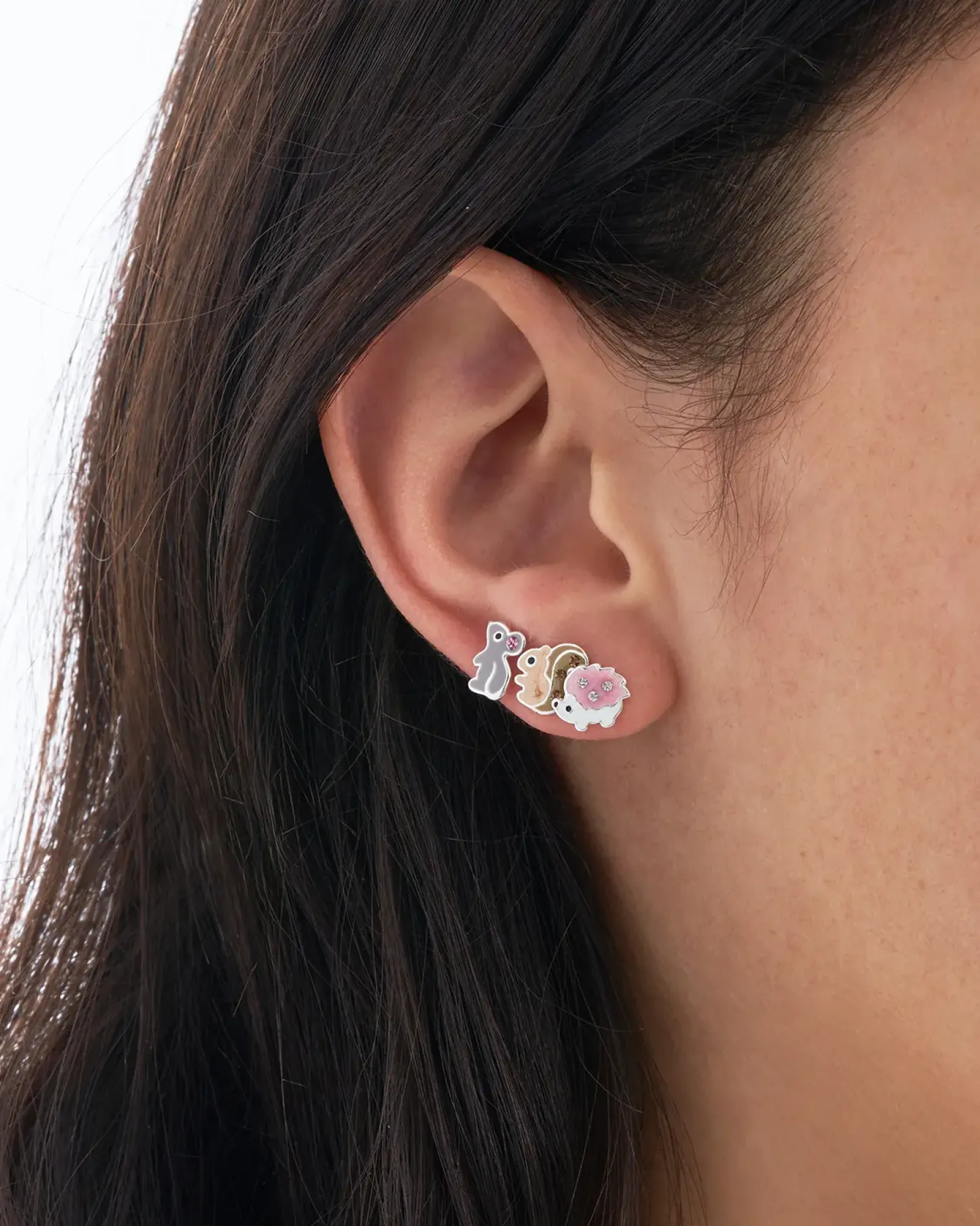 Bijou Brigitte Ensemble de clous d'oreilles - Forest Animals Clearance