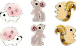 Bijou Brigitte Ensemble de clous d'oreilles - Forest Animals Clearance
