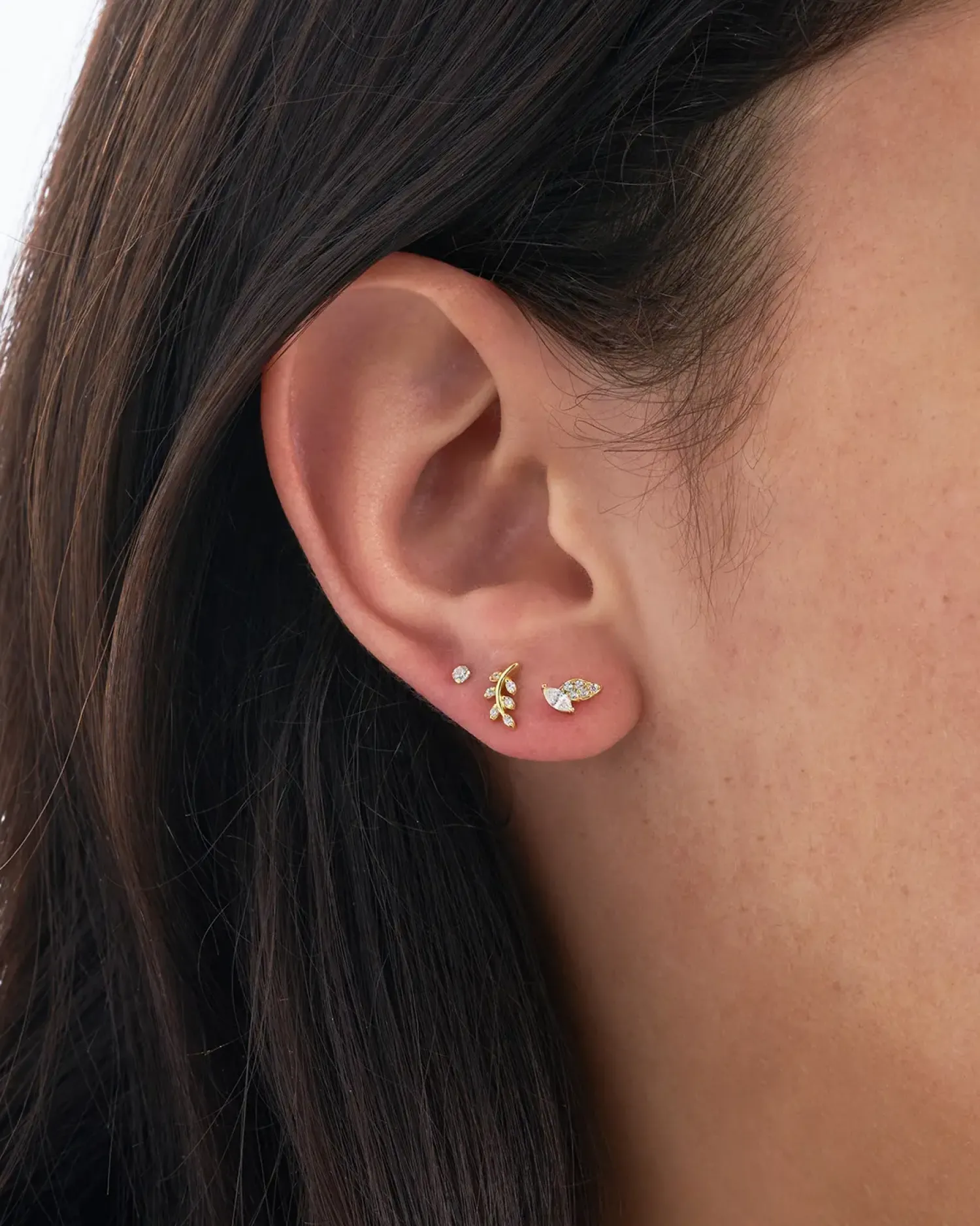 Bijou Brigitte Ensemble de clous d'oreilles - Golden Spark Online