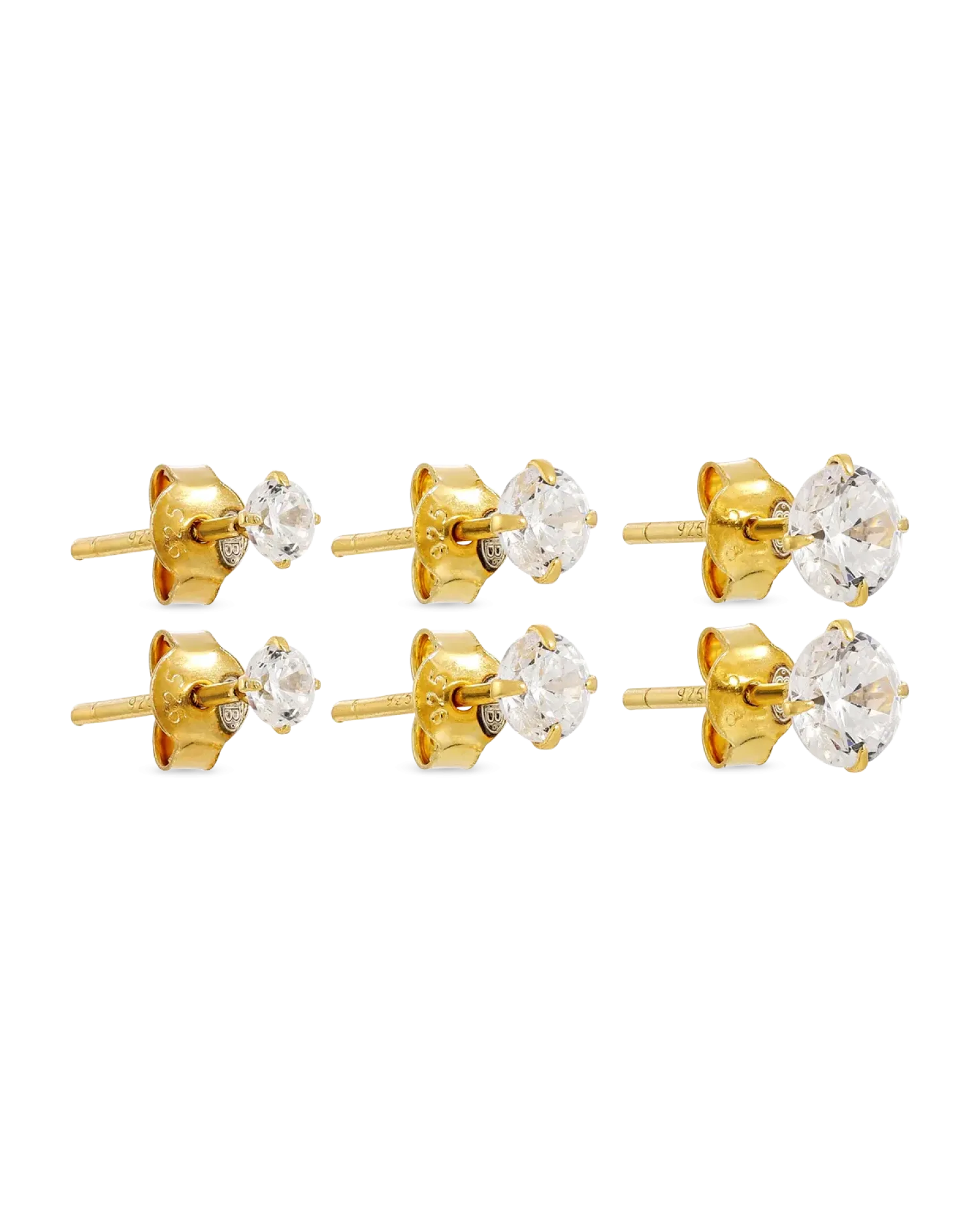 Bijou Brigitte Ensemble de clous d'oreilles - Gleaming Stars Hot