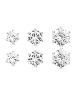 Bijou Brigitte Ensemble de clous d'oreilles - Glamour Trio Online