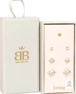 Bijou Brigitte Ensemble de clous d'oreilles - Luxe Spark Discount