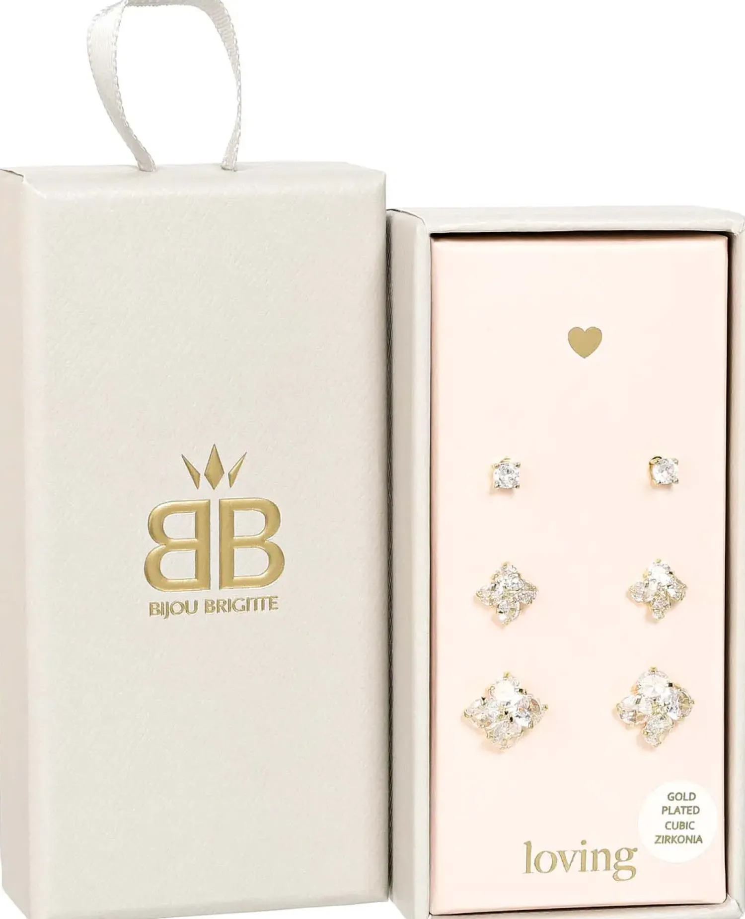 Bijou Brigitte Ensemble de clous d'oreilles - Luxe Spark Discount