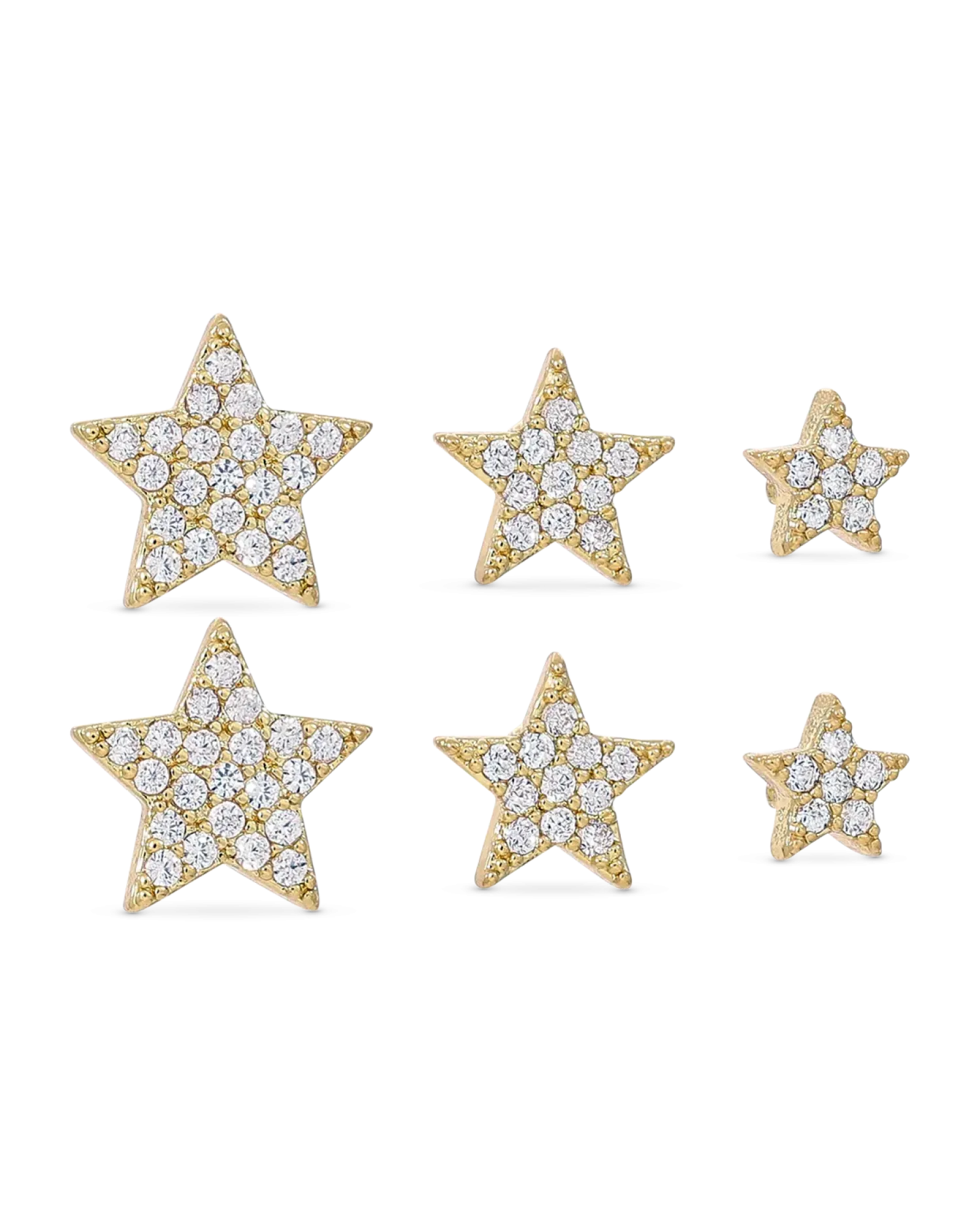 Bijou Brigitte Ensemble de clous d'oreilles - Night Stars Best