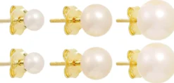 Bijou Brigitte Ensemble de clous d'oreilles - Pearly Essentials Outlet