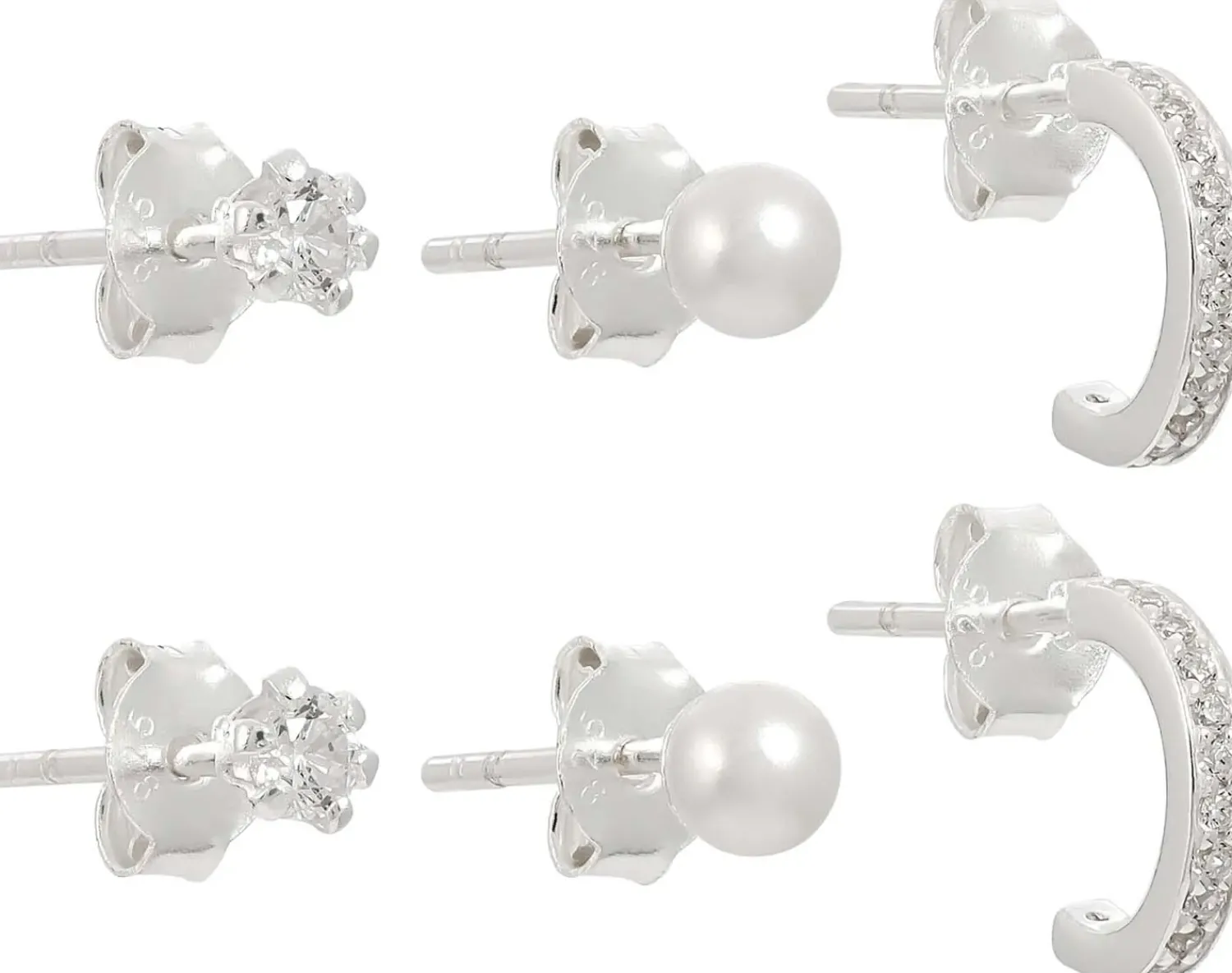 Bijou Brigitte Ensemble de clous d'oreilles - Perfect Trio