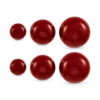 Bijou Brigitte Ensemble de clous d'oreilles - Red Balls Sale