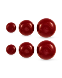 Bijou Brigitte Ensemble de clous d'oreilles - Red Balls Sale