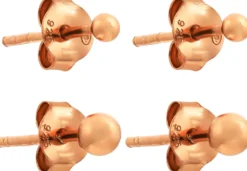 Bijou Brigitte Ensemble de clous d'oreilles - Rosé Bullets Best
