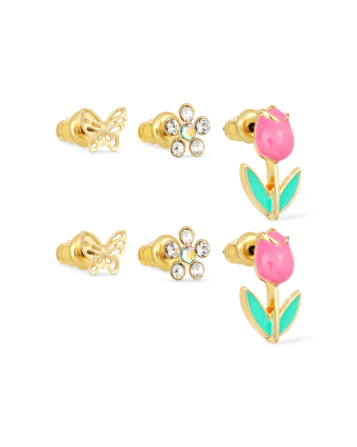 Bijou Brigitte Ensemble de clous d'oreilles - Spring Wonder