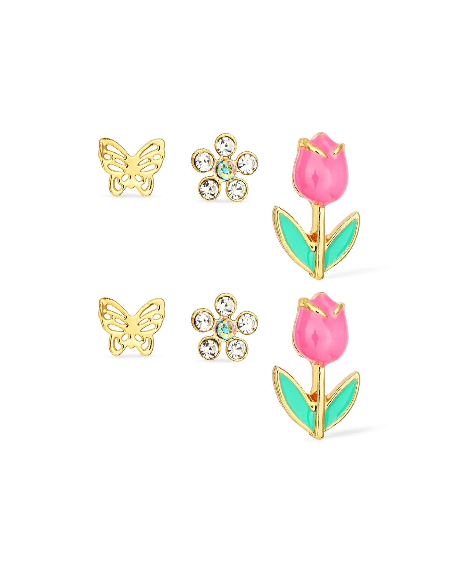 Bijou Brigitte Ensemble de clous d'oreilles - Spring Wonder