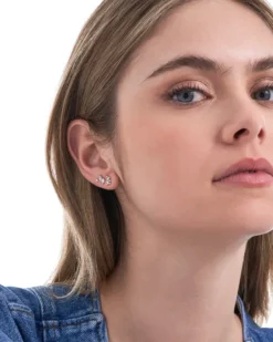 Bijou Brigitte Ensemble de clous d'oreilles - Silver Spark Discount