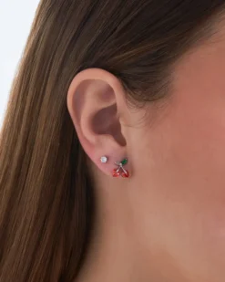 Bijou Brigitte Ensemble de clous d'oreilles - Springtime Cherries