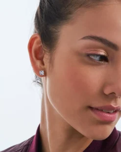 Bijou Brigitte Ensemble de clous d'oreilles - Shiny Squares Outlet