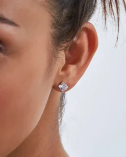 Bijou Brigitte Ensemble de clous d'oreilles - Shiny Squares Outlet