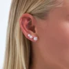 Bijou Brigitte Ensemble de clous d'oreilles - Zirconia Trio Clearance