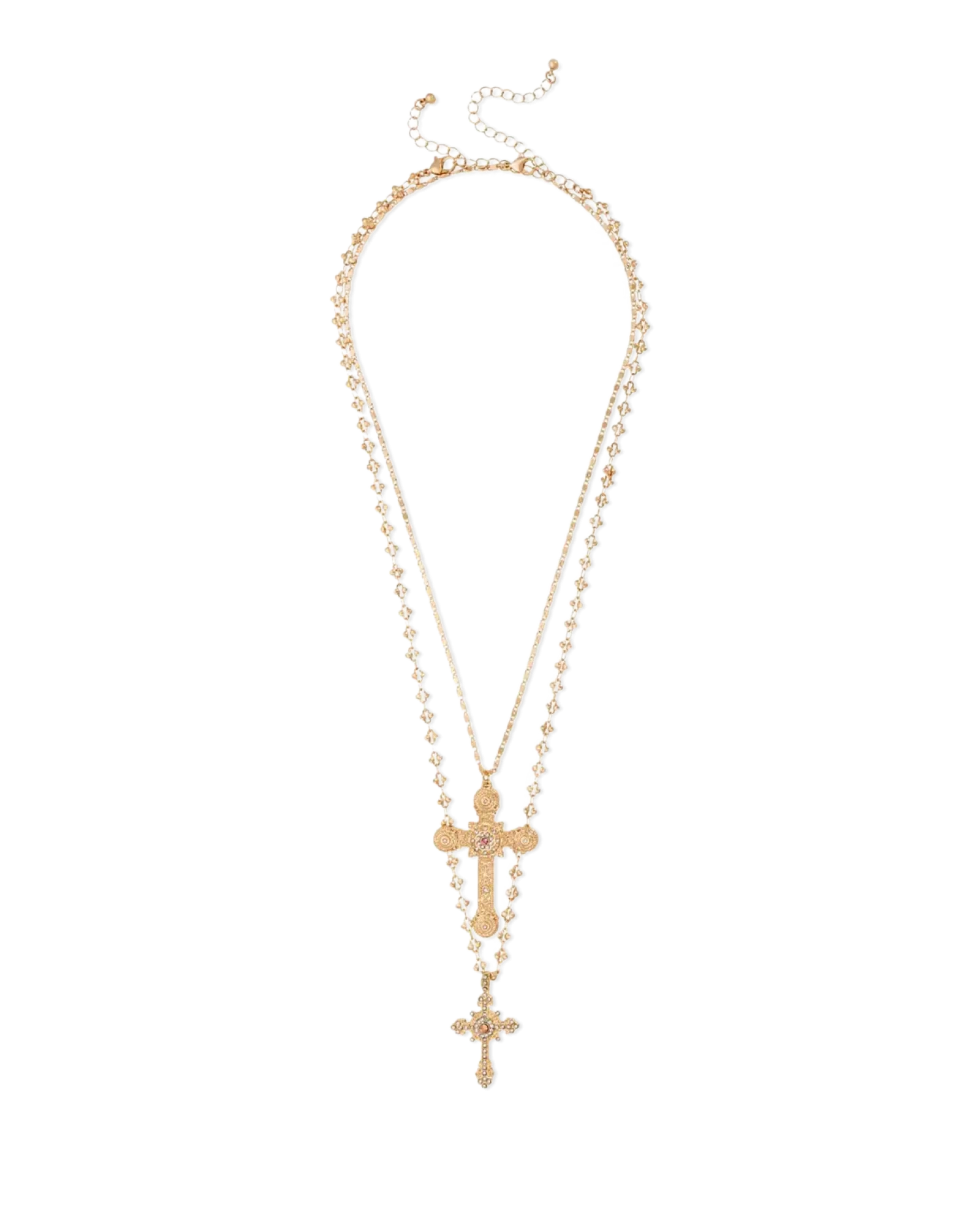 Bijou Brigitte Ensemble de colliers - Cross Duo