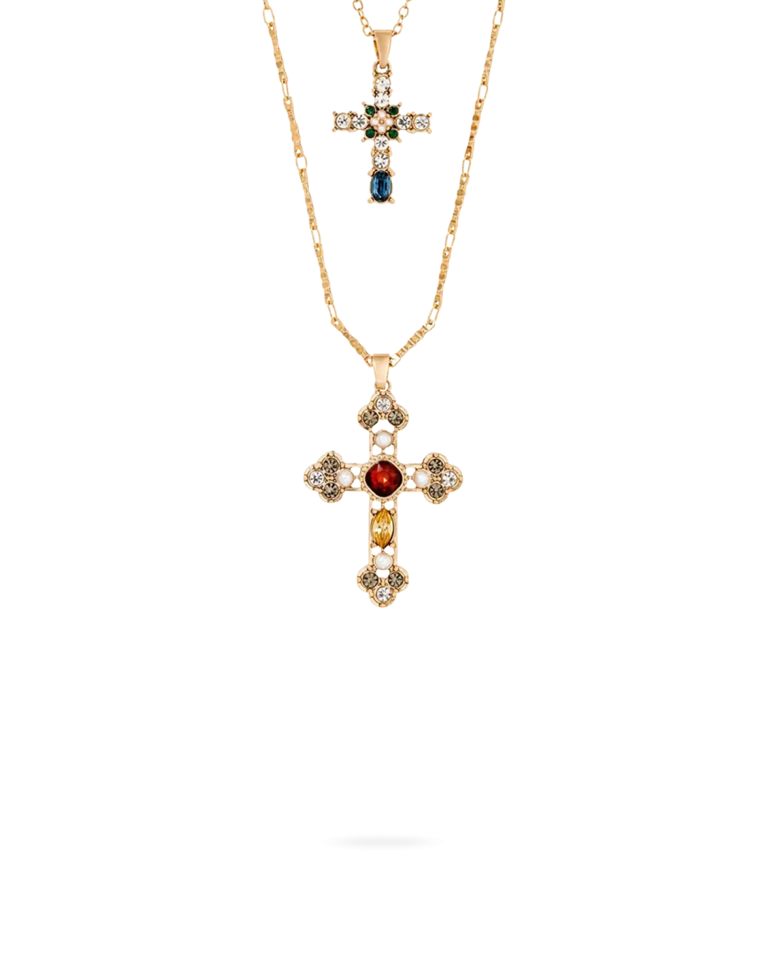 Bijou Brigitte Ensemble de colliers - Duo Cross Discount