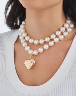 Bijou Brigitte Ensemble de colliers - Golden Heart Clearance