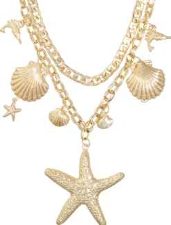 Bijou Brigitte Ensemble de colliers - Golden Maritime Hot