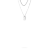 Bijou Brigitte Ensemble de colliers pour homme - Silver Tag Hot