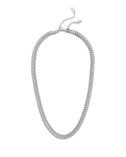 Bijou Brigitte Ensemble de colliers pour homme - Silver Steel Sale