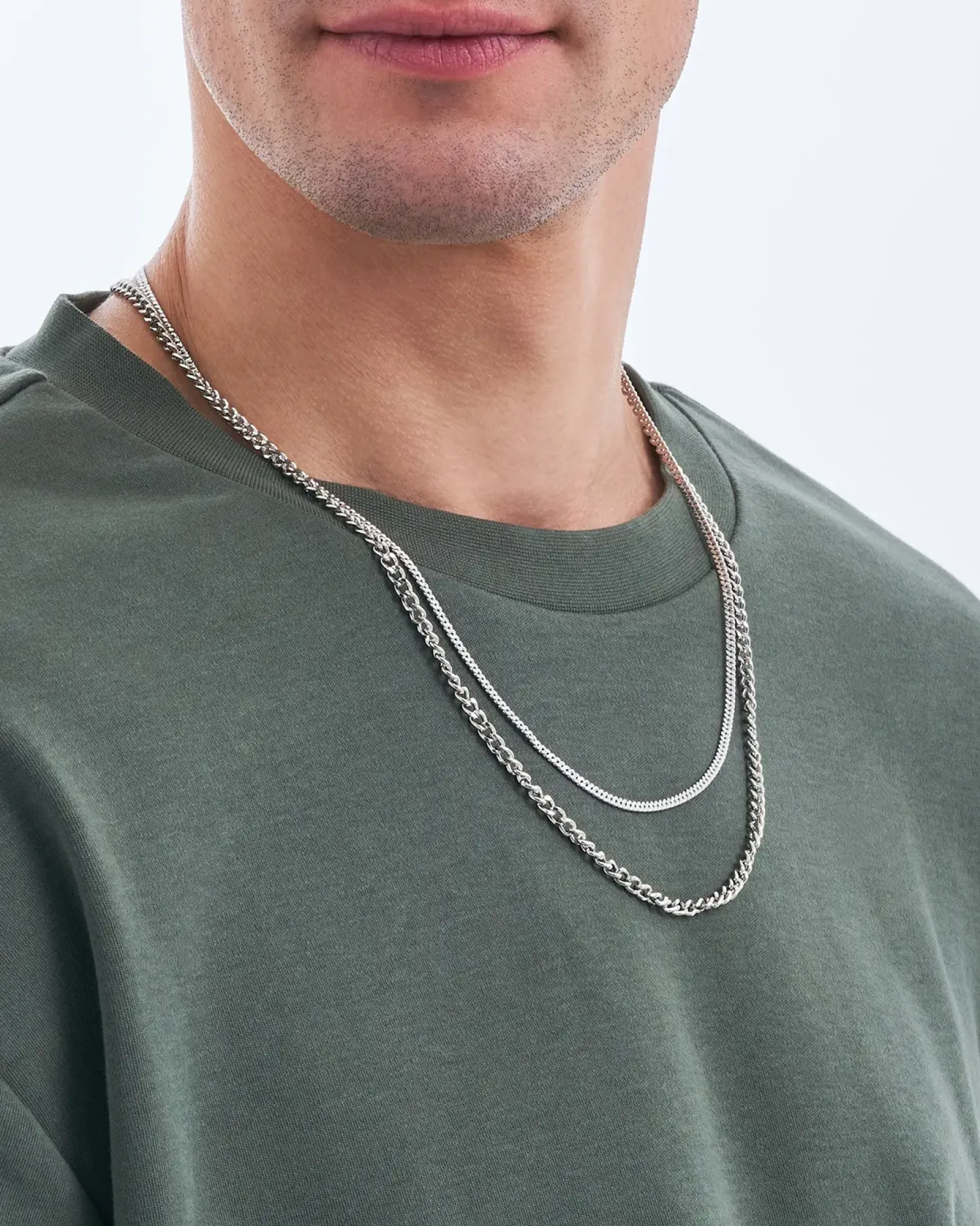 Bijou Brigitte Ensemble de colliers pour hommes - Cool Classic Outlet