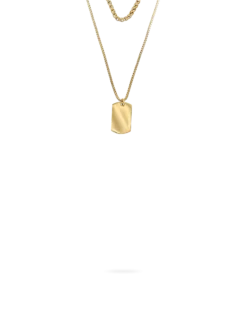 Bijou Brigitte Ensemble de colliers pour homme - Golden Tag Online