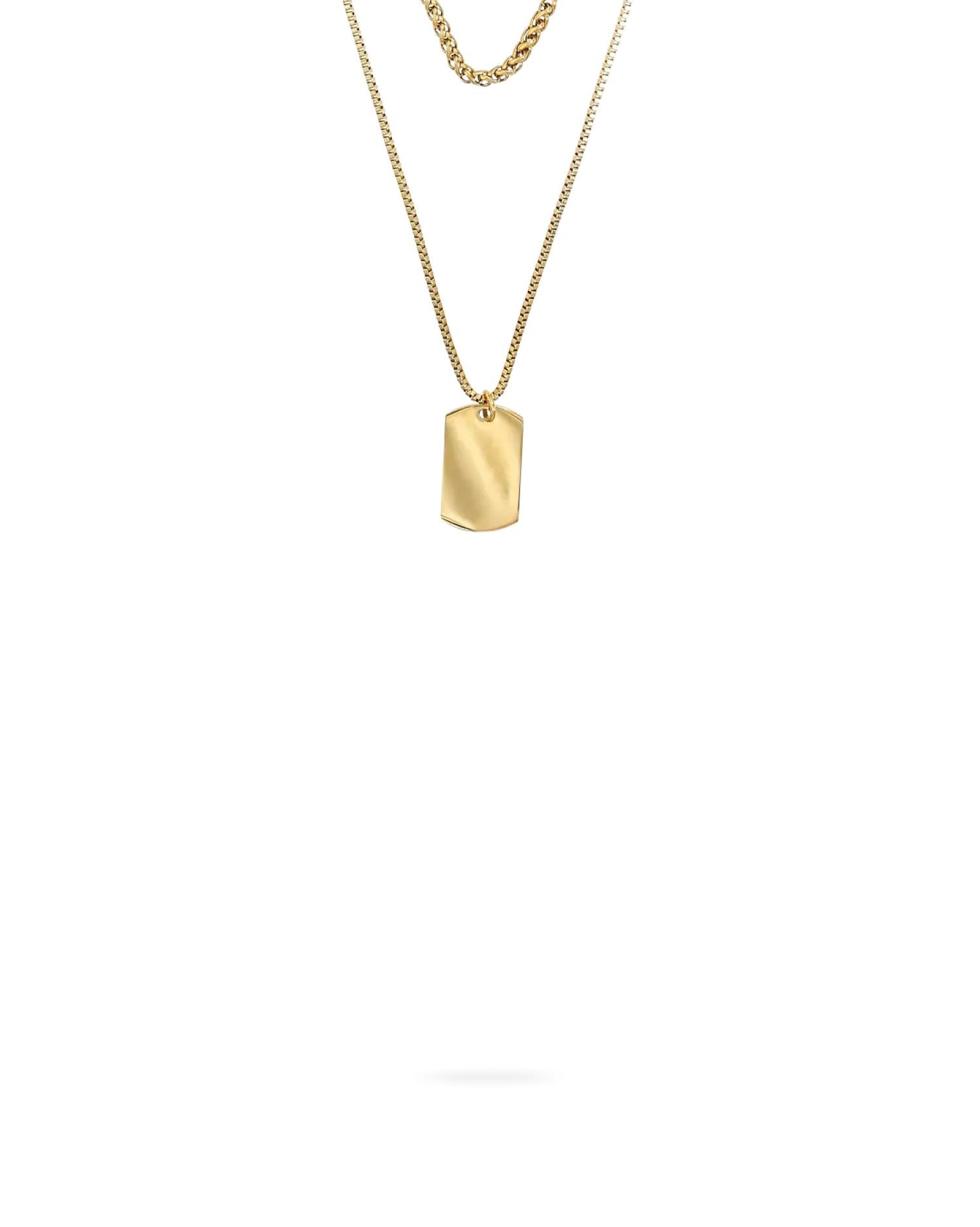 Bijou Brigitte Ensemble de colliers pour homme - Golden Tag Online