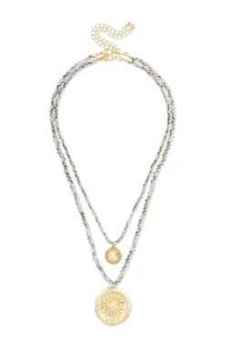 Bijou Brigitte Ensemble de colliers - Sunlight Layers New