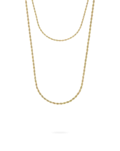 Bijou Brigitte Ensemble de colliers - Twisted Steel