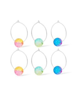 Bijou Brigitte Ensemble de créoles - Bead Trio New