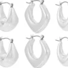 Bijou Brigitte Ensemble de créoles - Chunky Trio New