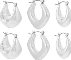 Bijou Brigitte Ensemble de créoles - Chunky Trio New