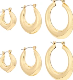 Bijou Brigitte Ensemble de créoles - Classic Gold Sale