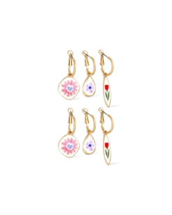 Bijou Brigitte Ensemble de créoles - Flower Dreams Outlet
