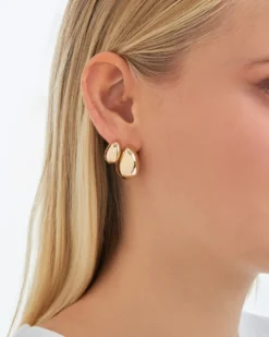 Bijou Brigitte Ensemble de créoles - Golden Glow Discount