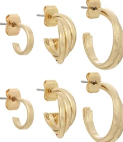Bijou Brigitte Ensemble de créoles - Incredible Trio Clearance