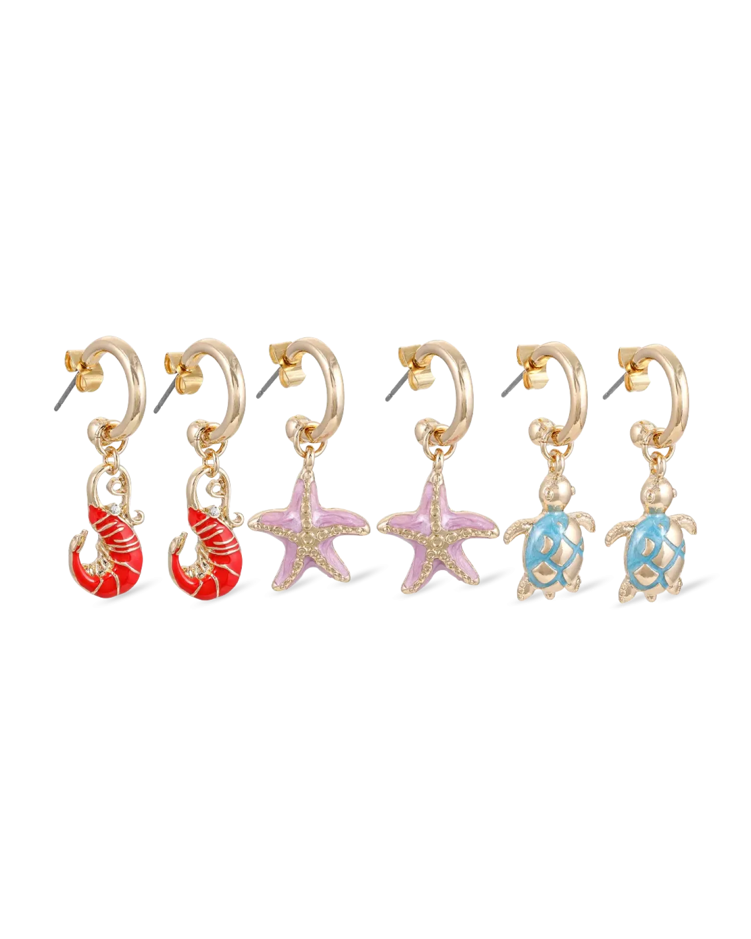 Bijou Brigitte Ensemble de créoles - Ocean Trio Sale