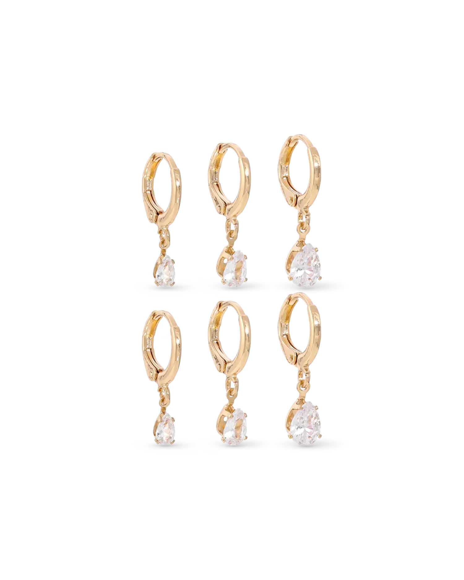 Bijou Brigitte Ensemble de créoles - Sparkling Trio
