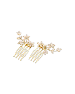 Bijou Brigitte Ensemble de peignes - Sparkling Bloom Hot
