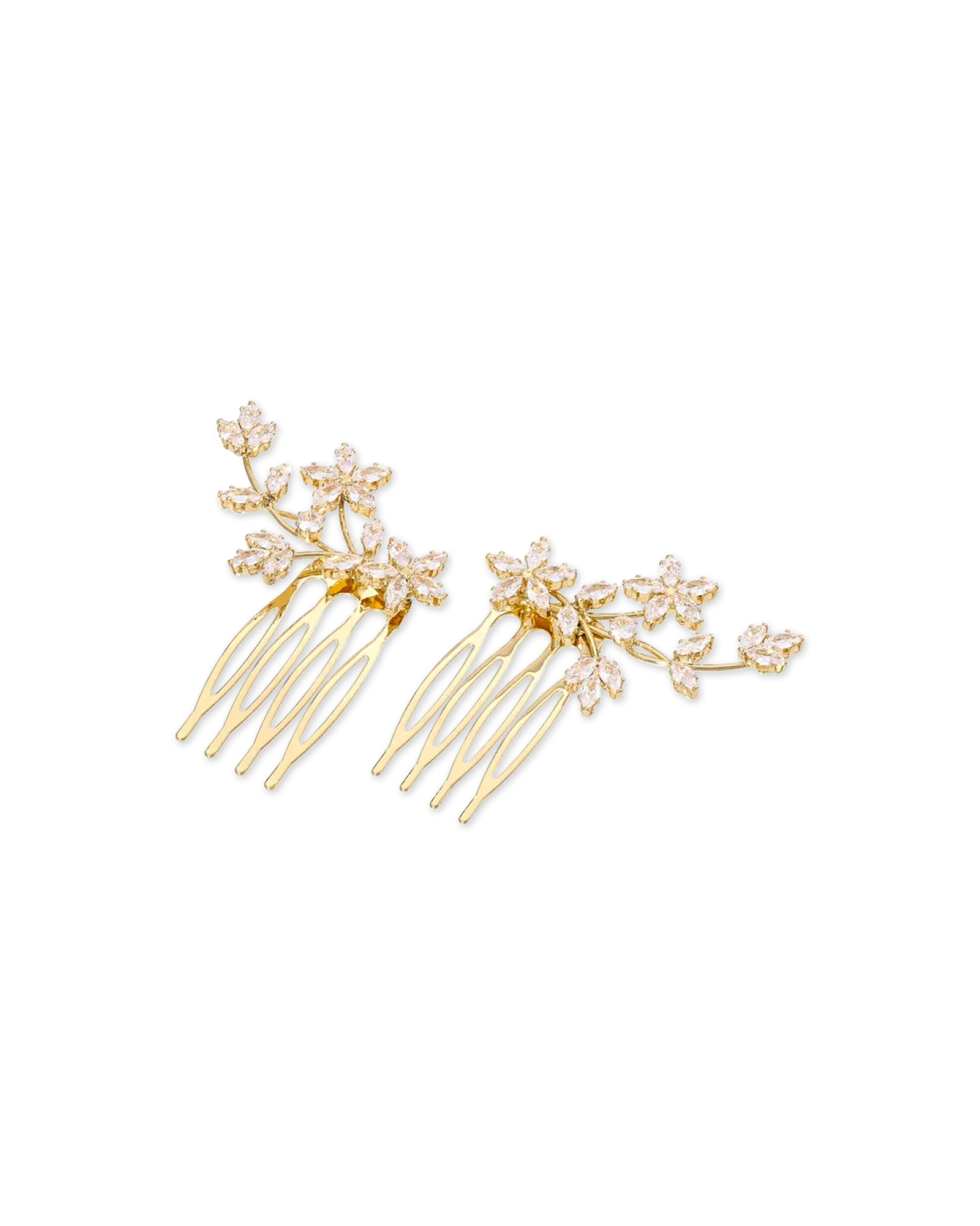 Bijou Brigitte Ensemble de peignes - Sparkling Bloom Hot