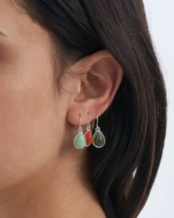 Bijou Brigitte Ensemble de pendants d'oreilles - Aventurine Gems Outlet