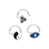 Bijou Brigitte Ensemble de piercings - Bold Trio Hot