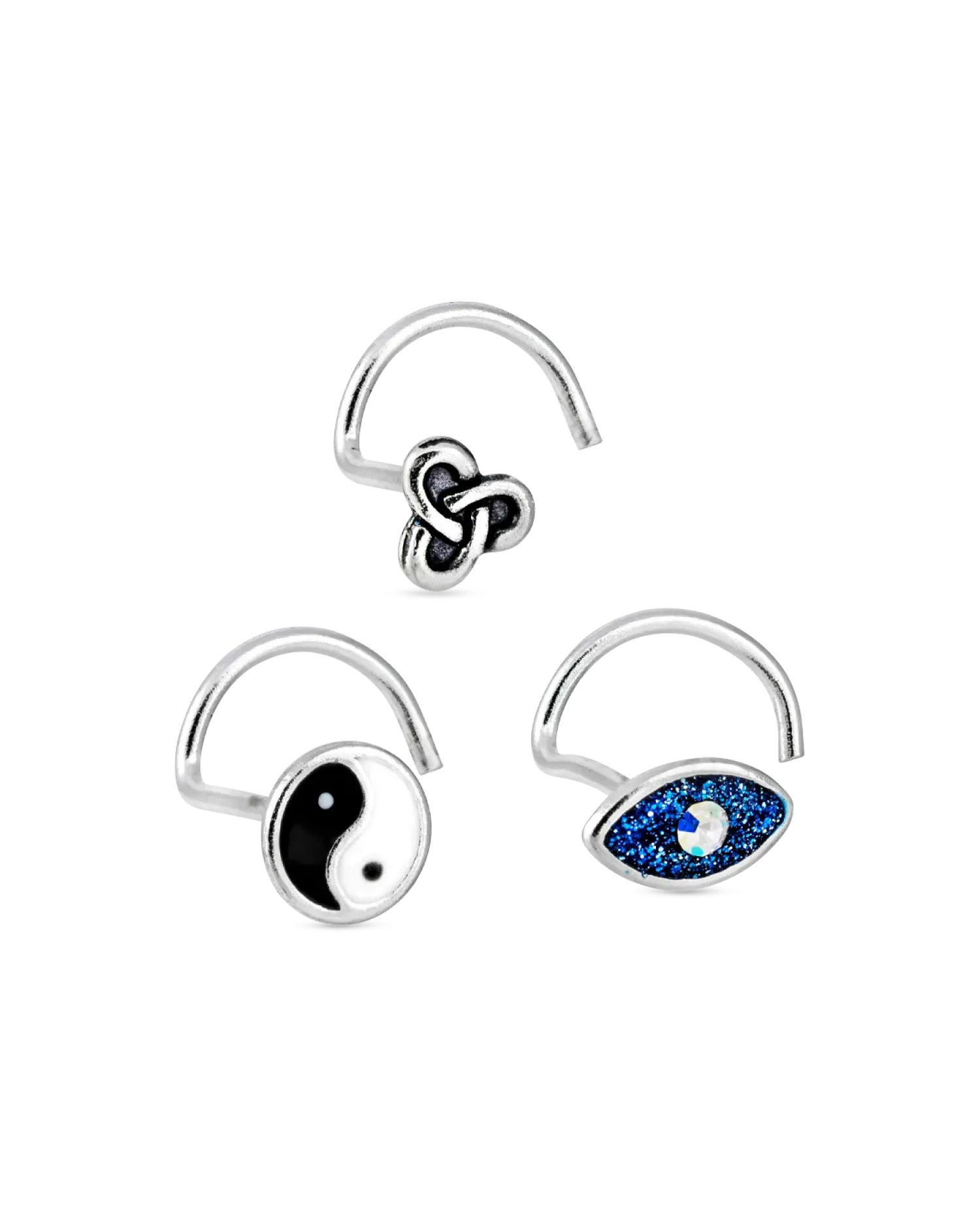 Bijou Brigitte Ensemble de piercings - Bold Trio Hot