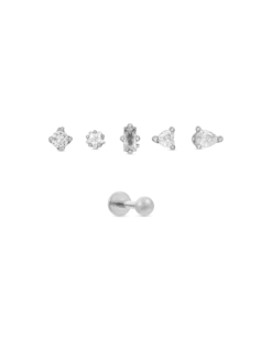 Bijou Brigitte Ensemble de piercings - Cubic Variety