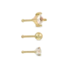 Bijou Brigitte Ensemble de piercings - Golden Dreams Clearance