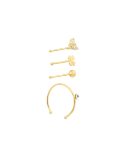 Bijou Brigitte Ensemble de piercings - Golden Gleam Clearance