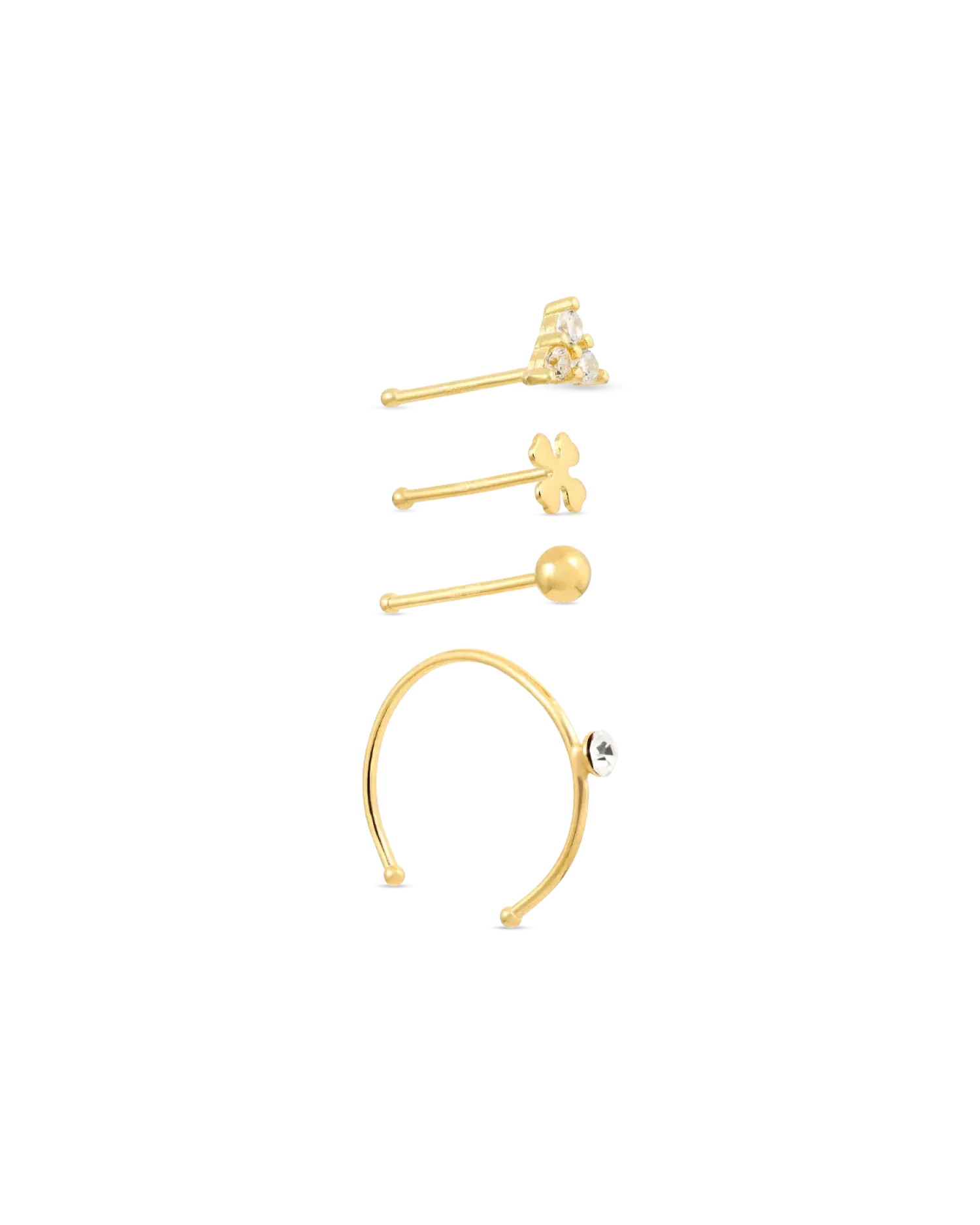 Bijou Brigitte Ensemble de piercings - Golden Gleam Clearance